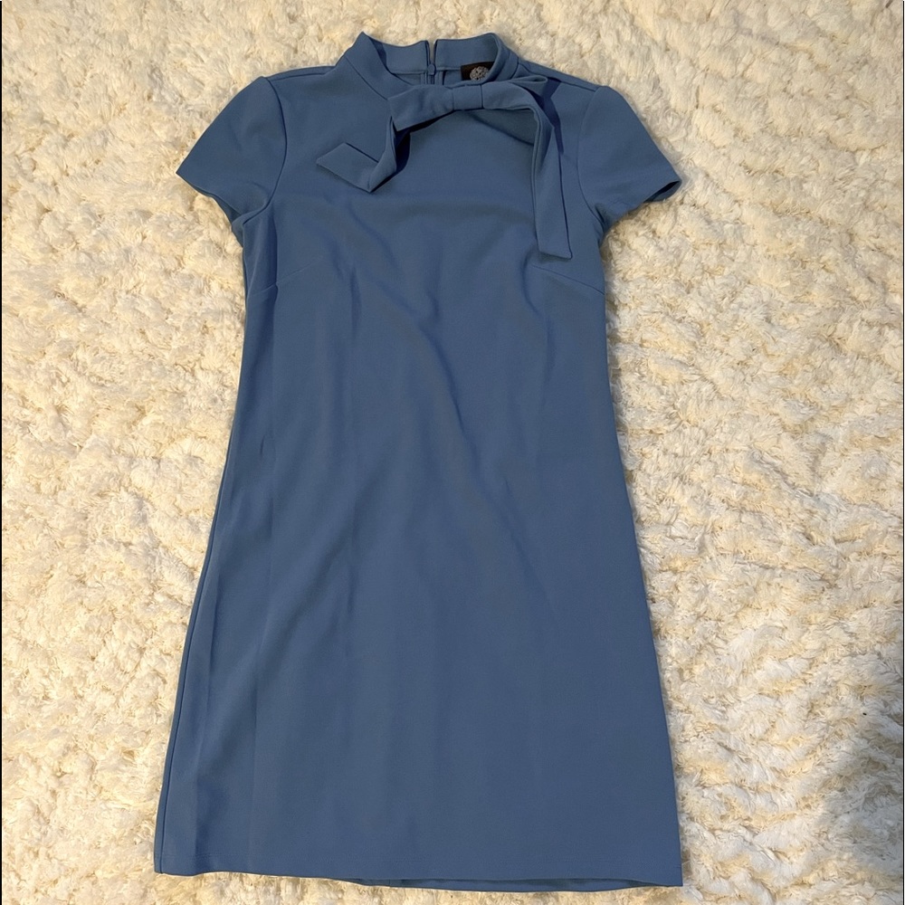 Tie neck dress